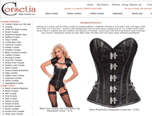 Tablet Screenshot of corsetia.com